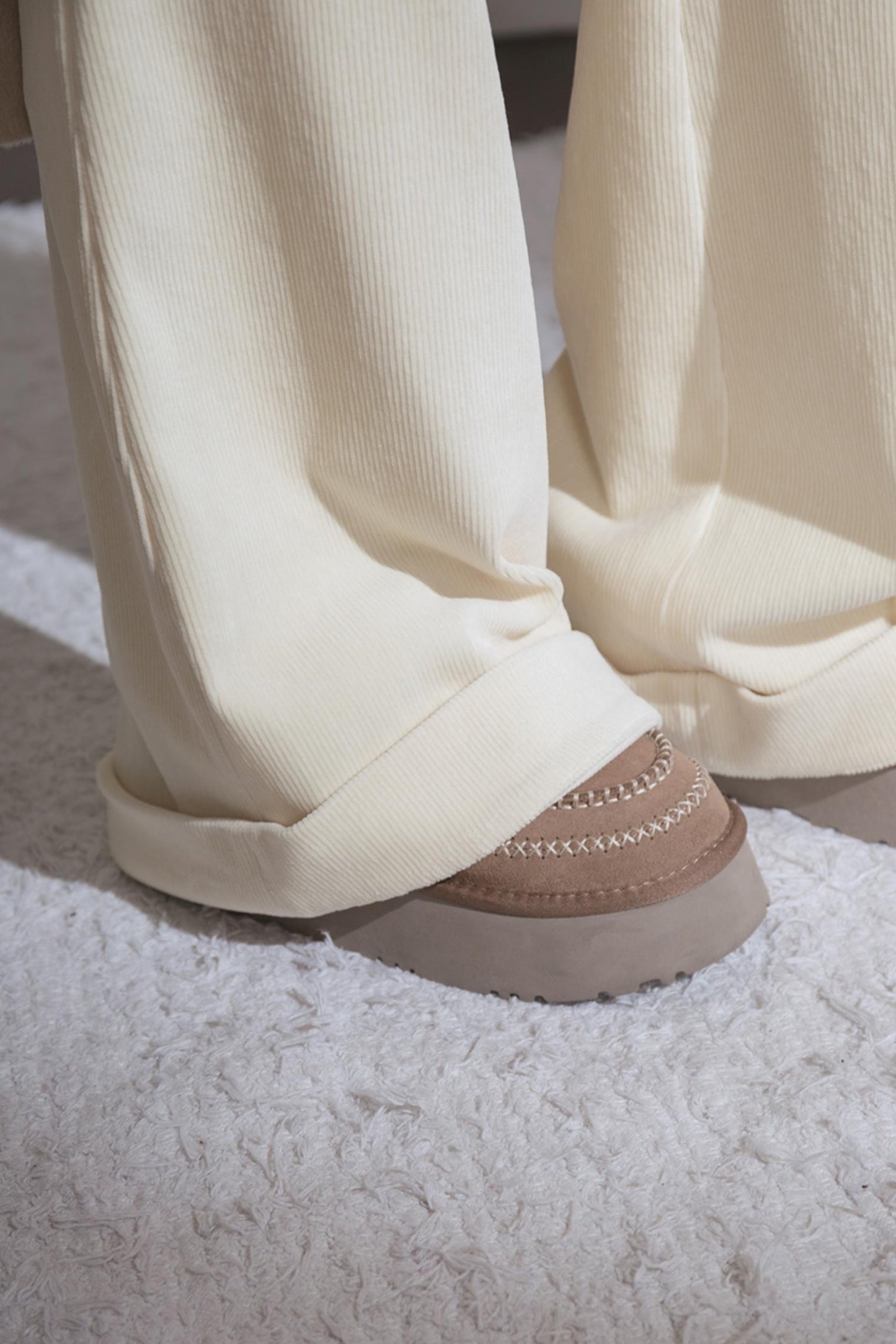 Snow Melt Corduroy Flared Pants