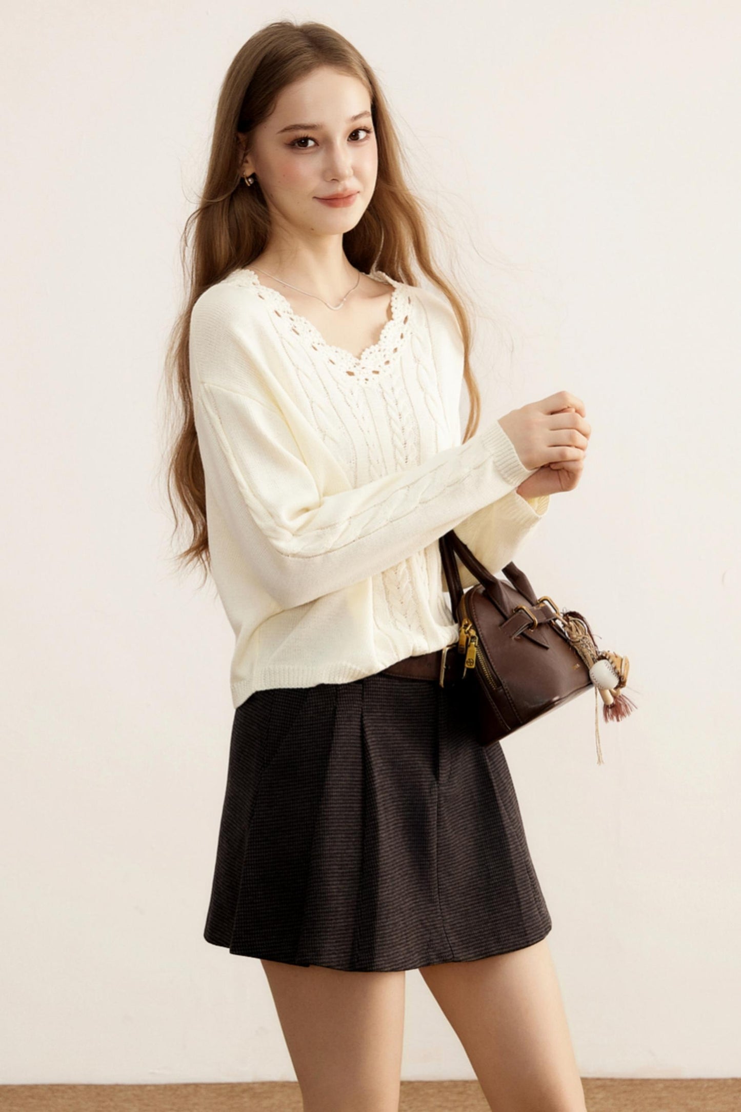 Knitted Wool Blended Top