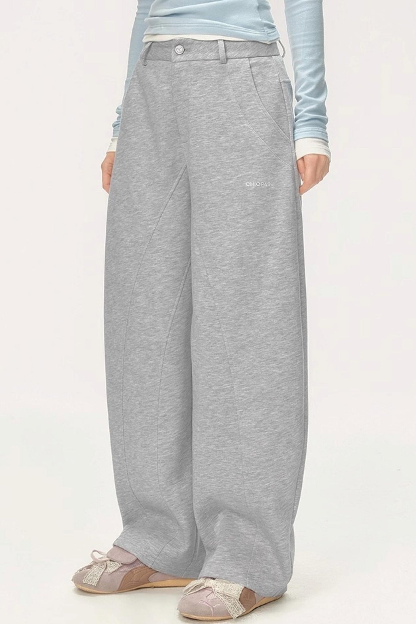 Scimitar Wide-Leg Pants