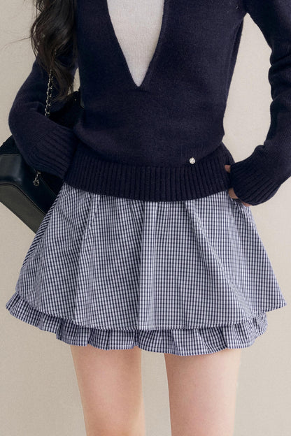 Elegance Bow Accent Skirt Set-Up