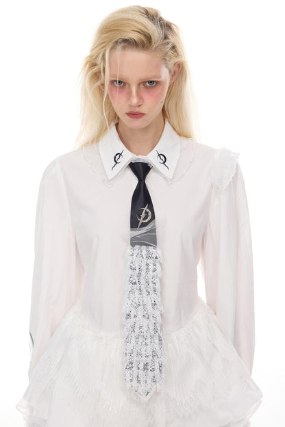 Moonlit Lace Tutu Shirt