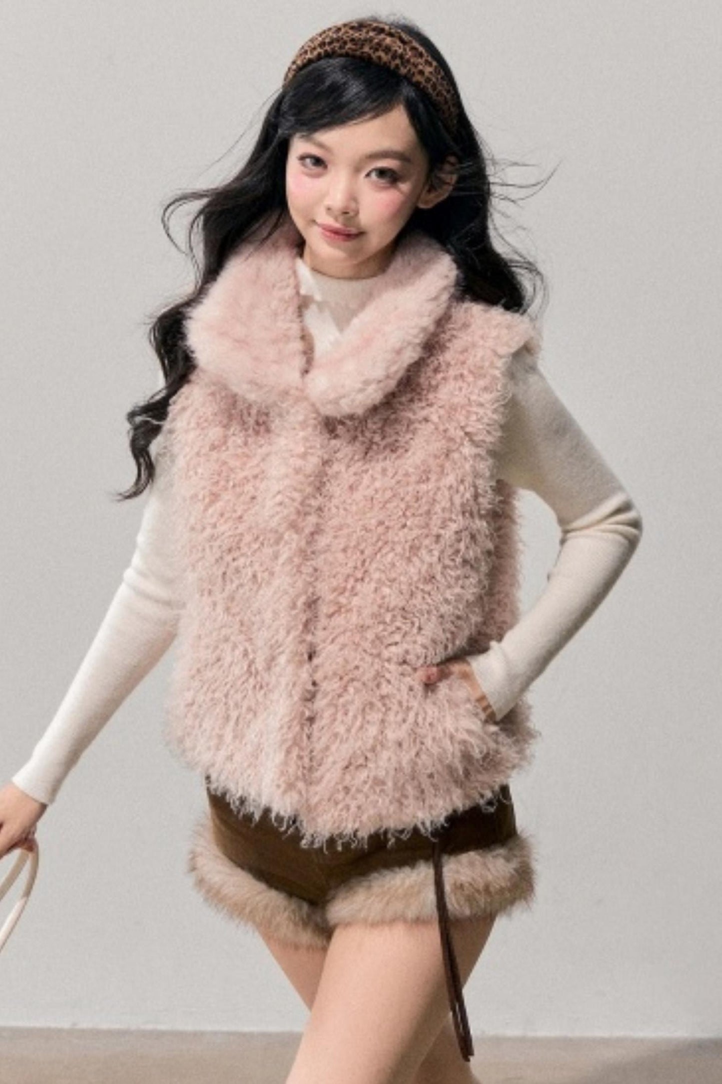 Reversible Faux Fur Vest
