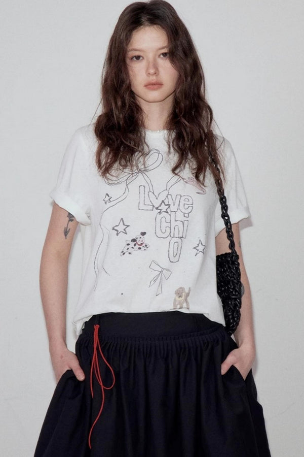 Snowflake Animal Tee