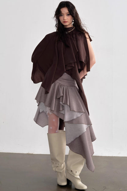 Asymmetrical Off-Shoulder Camisole