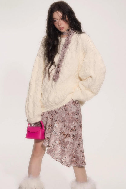 Island Wool Knit Sweater