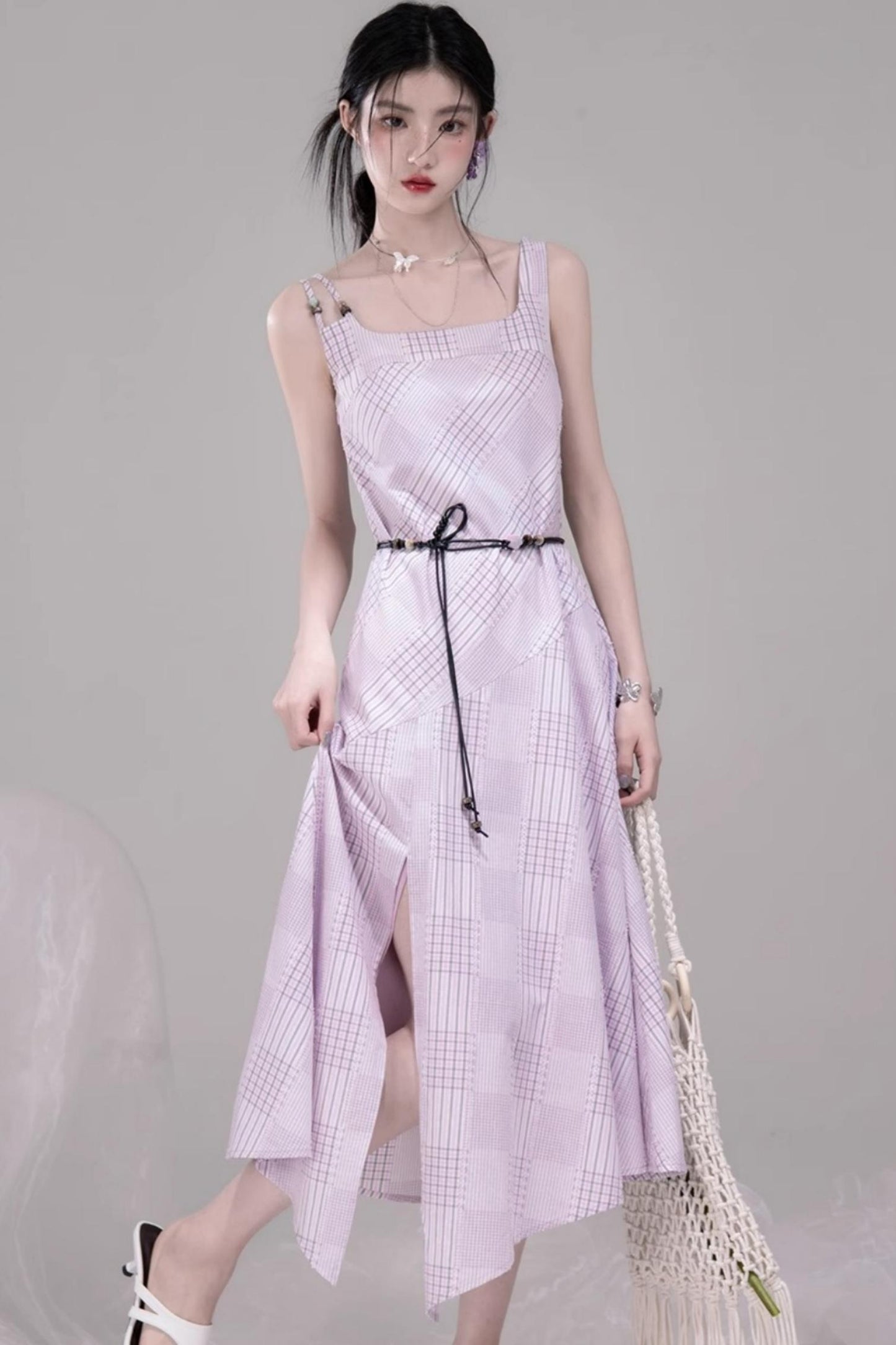 Asymmetrical Draped Dress