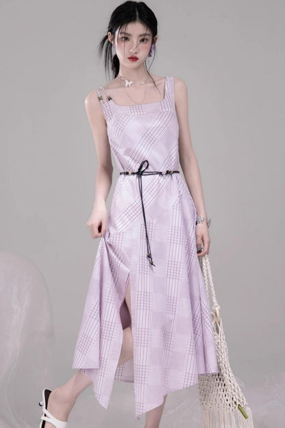 Asymmetrical Draped Dress