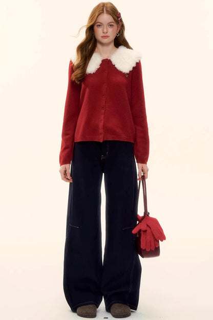 Versatile Red Scimitar Jeans