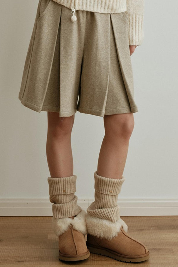 Gold Label Knitted Wool Blend Calf Sock Cover