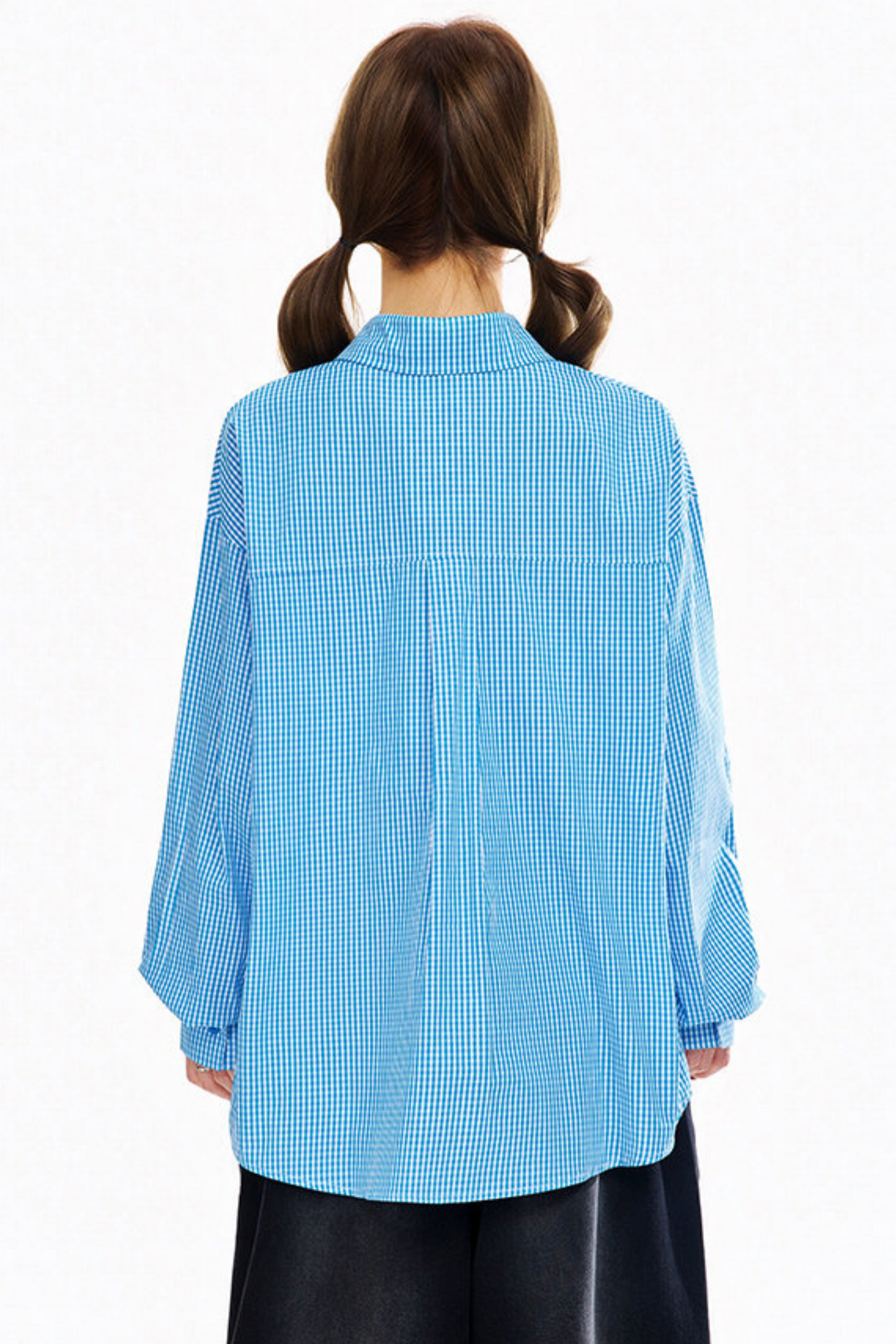 Patchwork Plaid Blouse