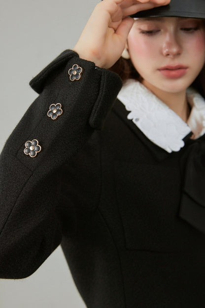 Winter Short Black Jacket