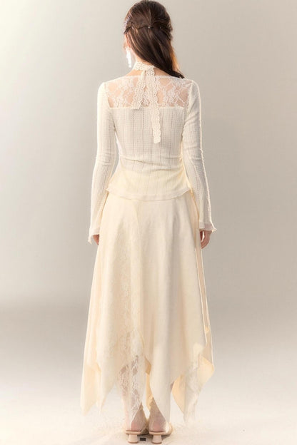 Wild White Tea Skirt Set-Up