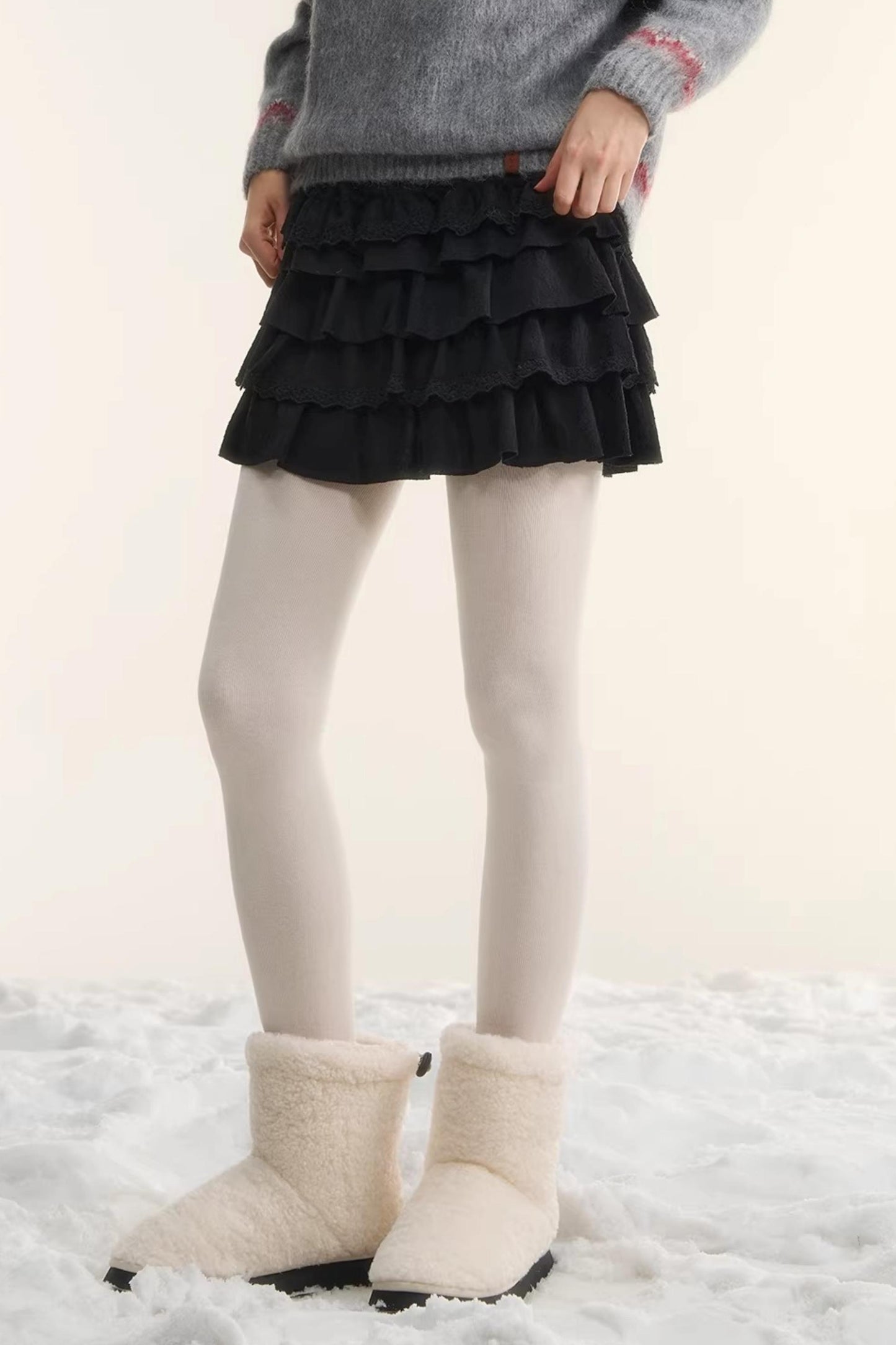 French Lace Retro Skirt