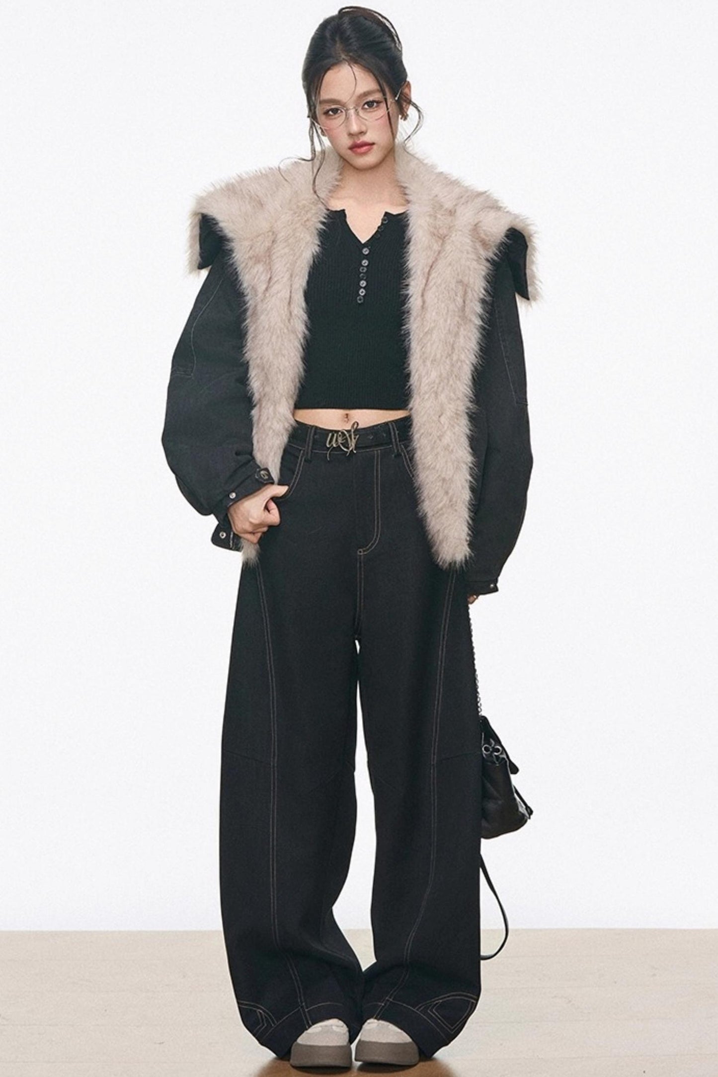 Wool Cargo Scimitar Pants Jacket Set-Up