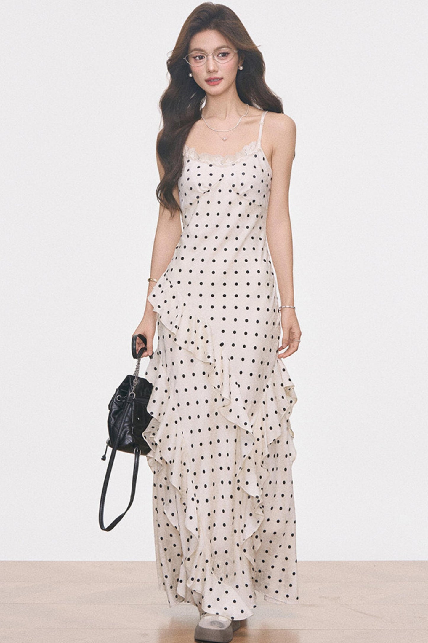 Polka Dot Commuter Dress Set-Up