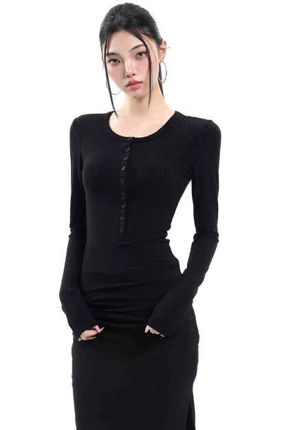 Spring Slim-Fit Inner Layering Top