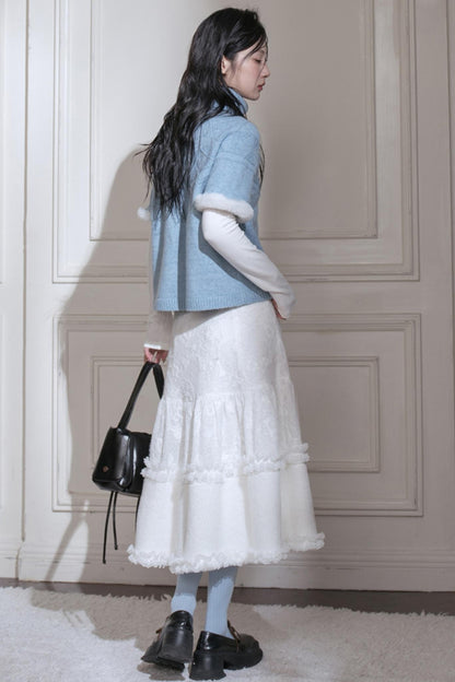First Snow Lace Skirt