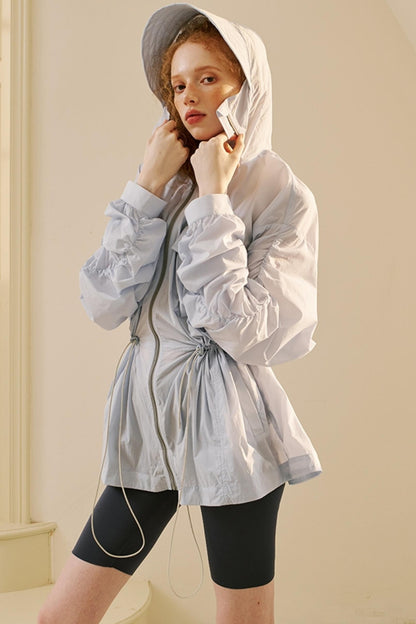 Oversized Pocketed UV Coat