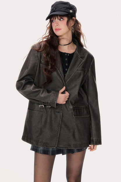 Luxury Black Leather Jacket