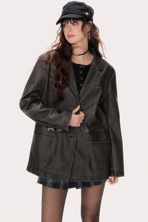 Luxury Black Leather Jacket