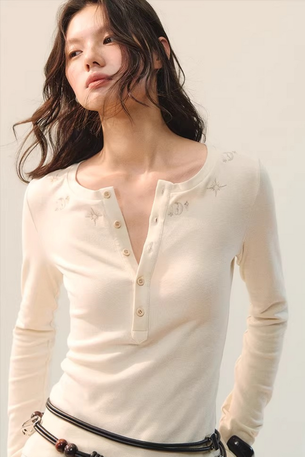 Elemental Star Embroidery T-Shirt