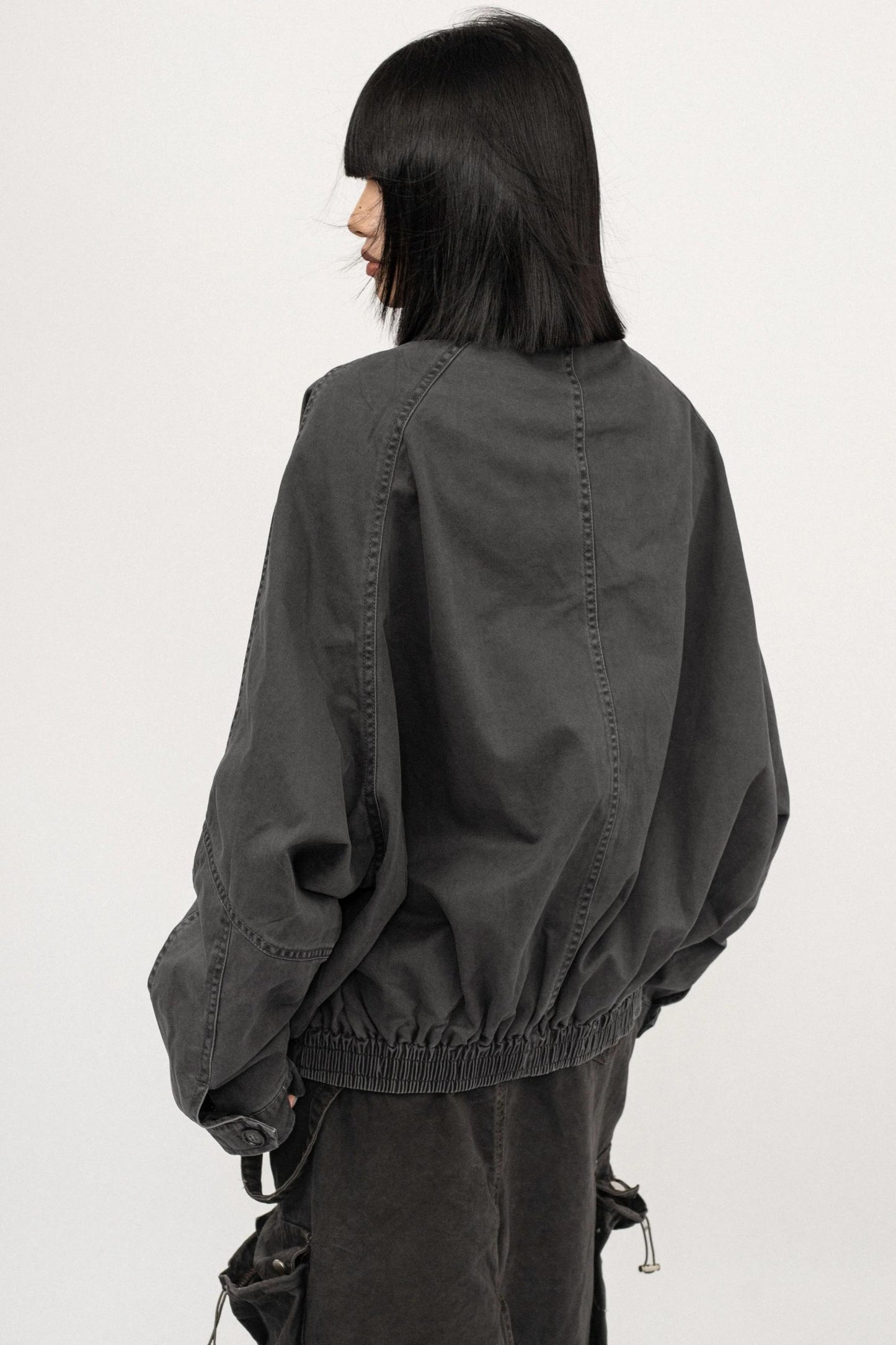 American Vintage Stand Collar Cargo Jacket