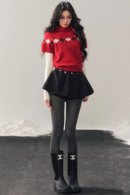 Snowy Scene Knit Sweater