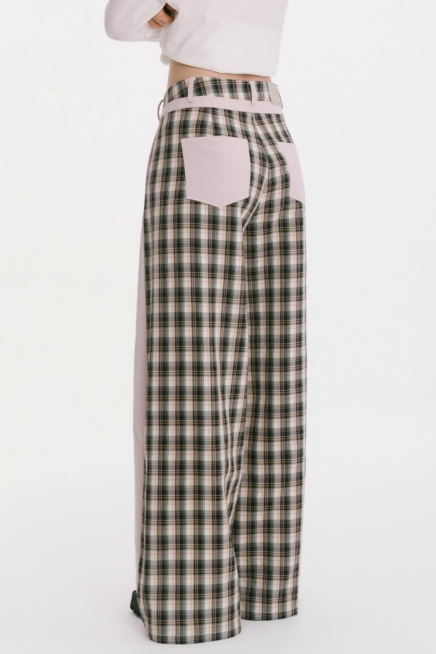 Patchwork Cotton Pants