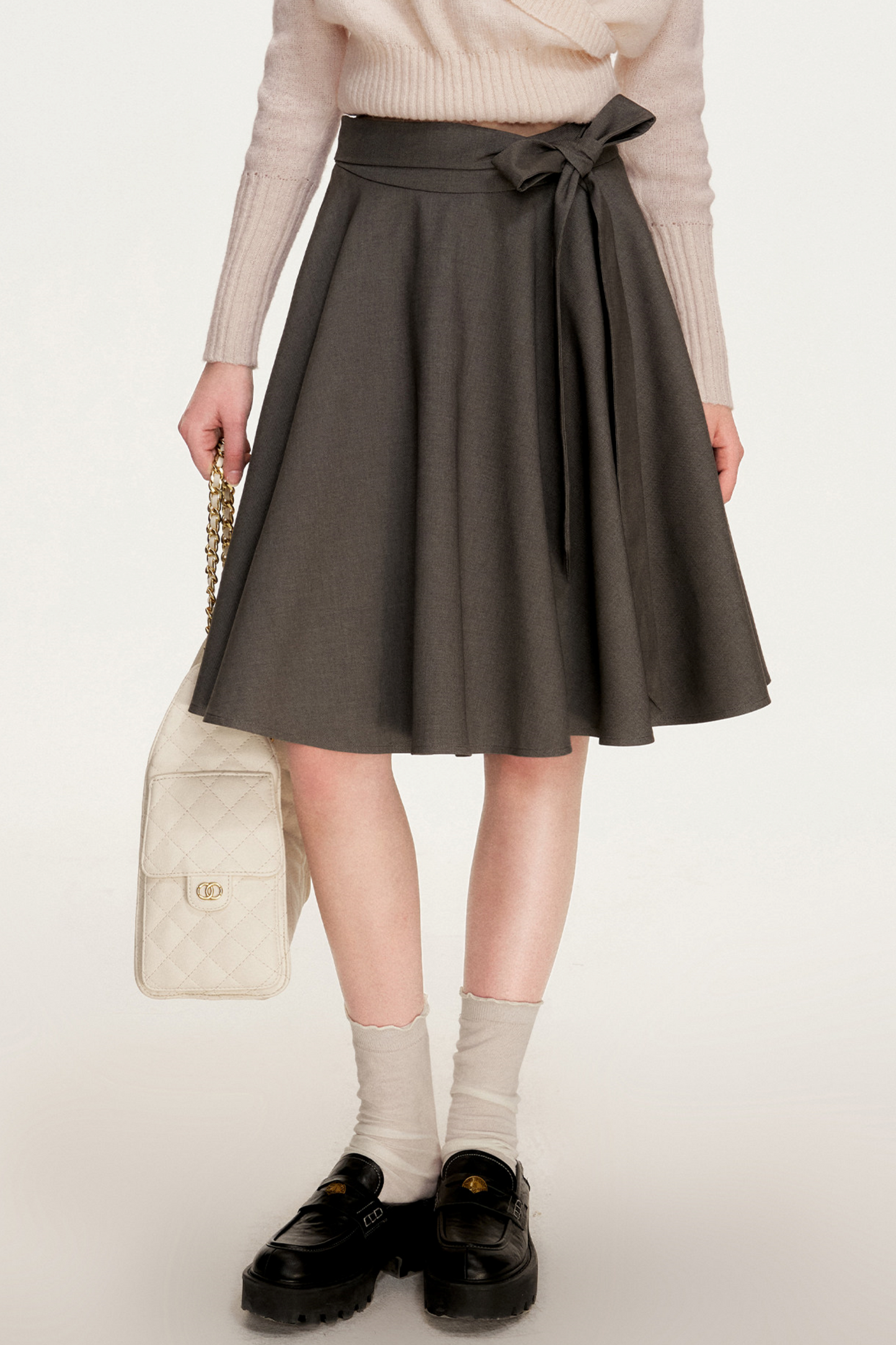 Tencel Wool A-Line Skirt Set