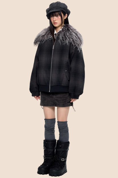 Shawl Plaid Cotton Jacket