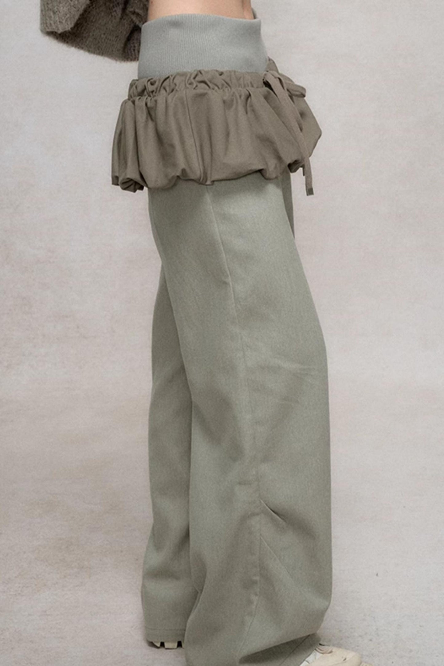 Loose Straight-Leg Pants