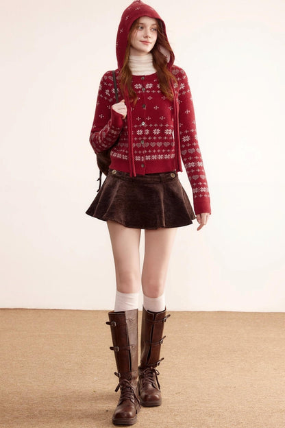 Winter Fair Isle Jacquard Cardigan