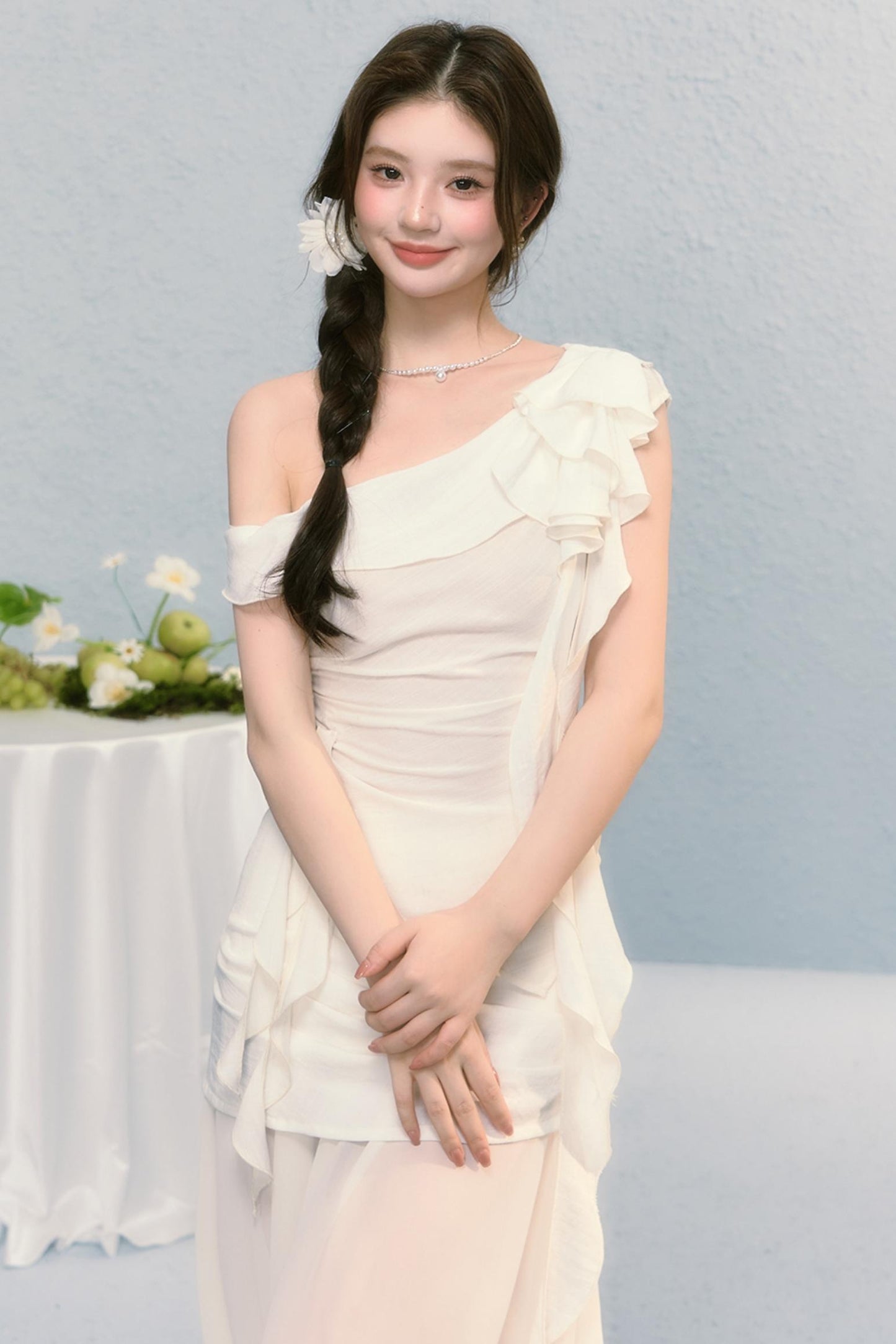 Elegant Rose Skirt Set-Up