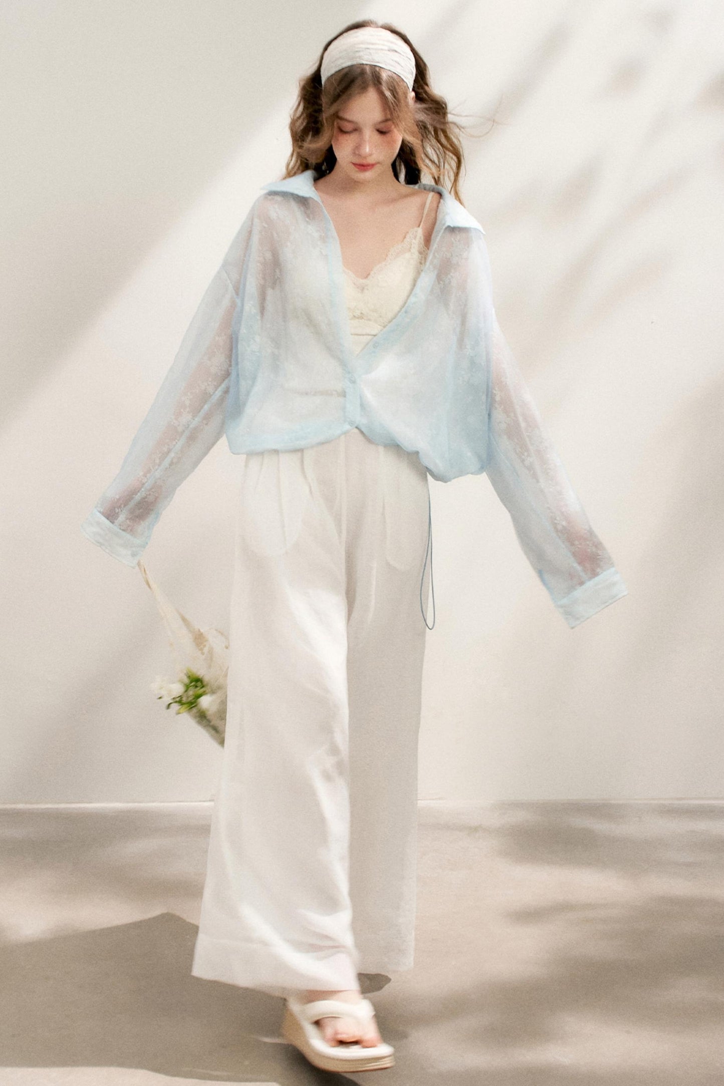 Lace Color-Block Jacket