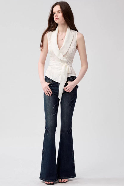 Elegant Line White Top