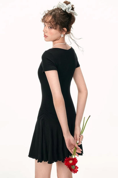 Summer Embroidered Slim Dress