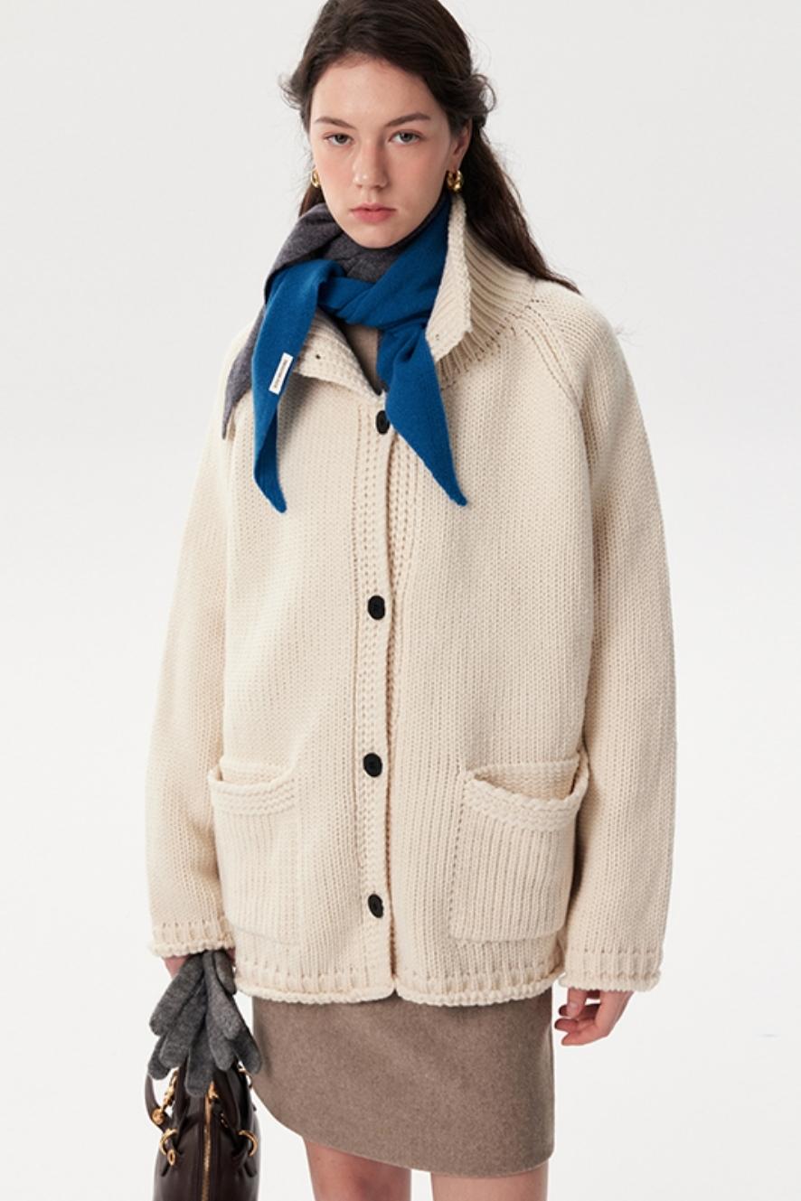 Scandinavian Retro Knit Jacket