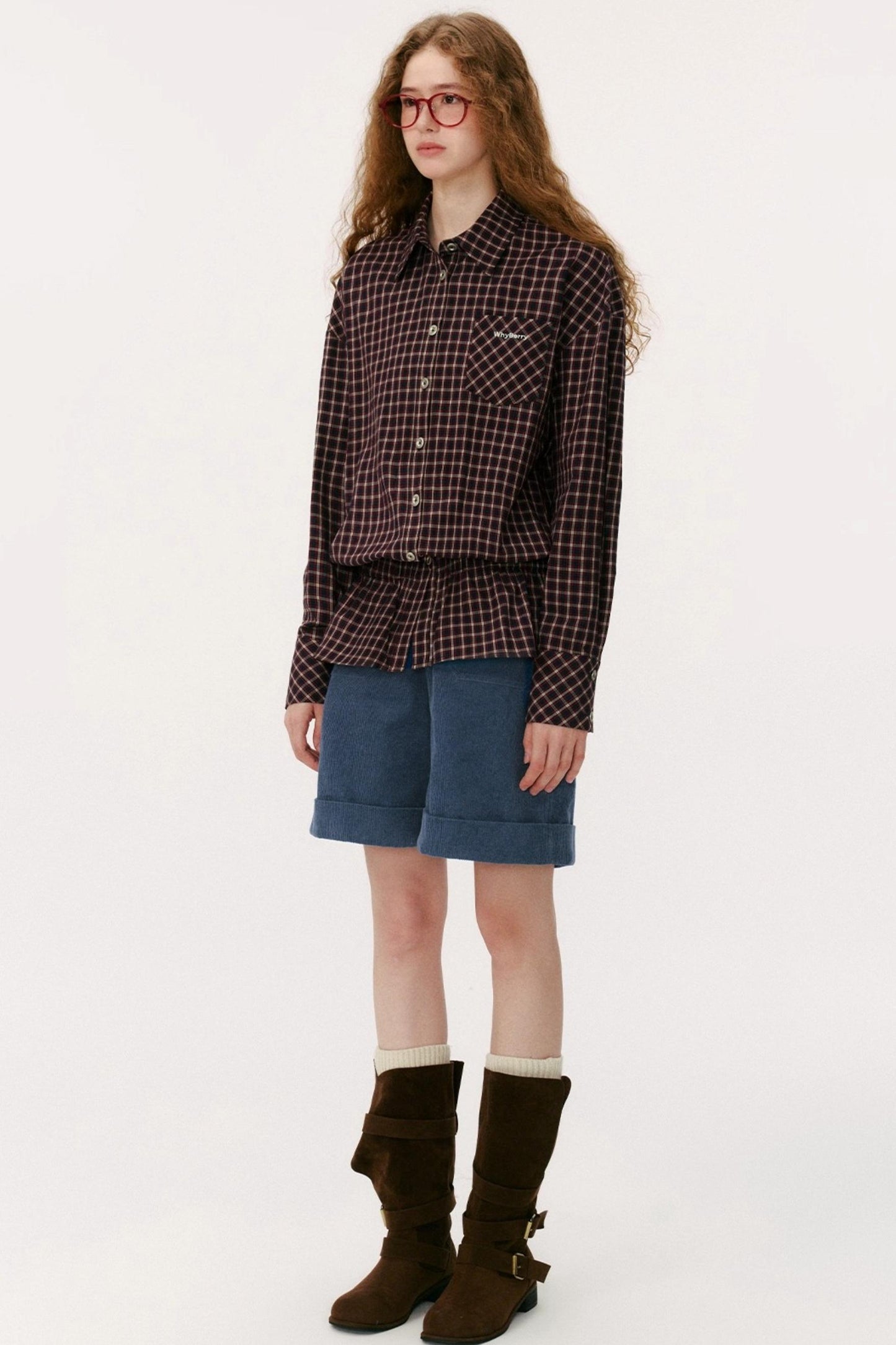 Elasticated Waist Cotton Shirt