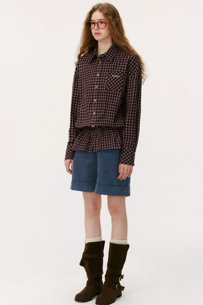 Elasticated Waist Cotton Shirt