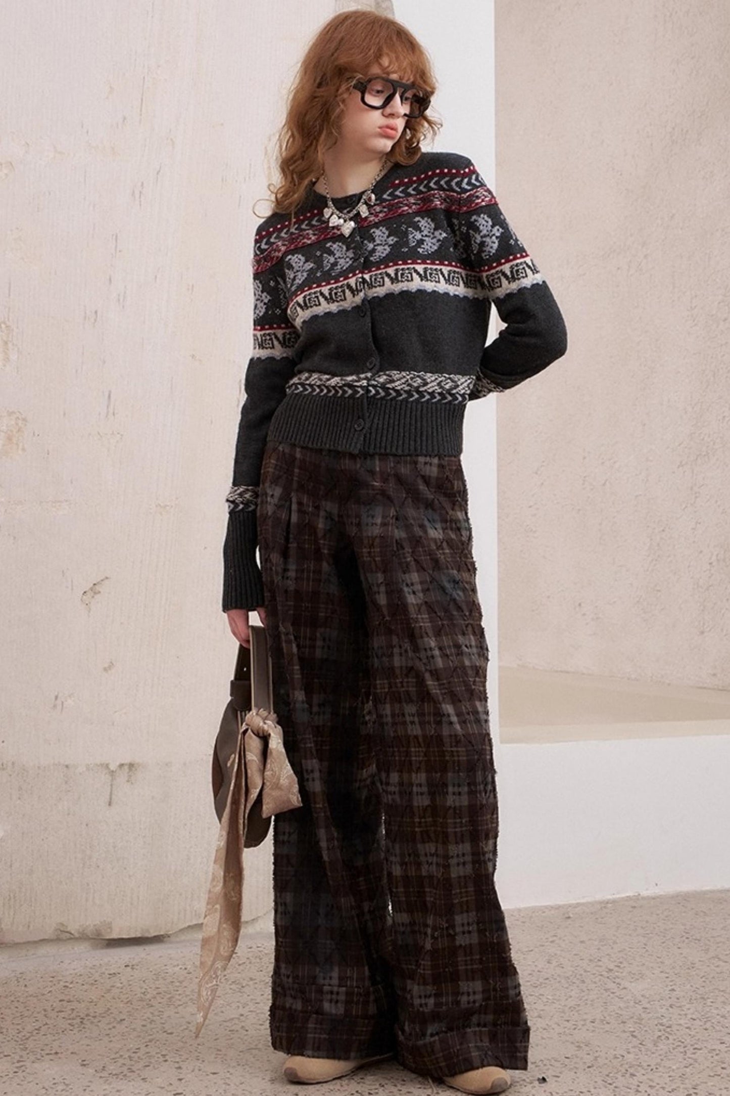 Flying Sparrow Button Knit Cardigan