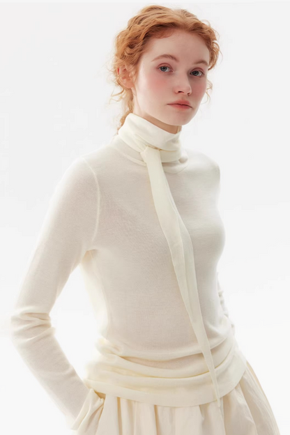 Solid Color Cashmere Sweater