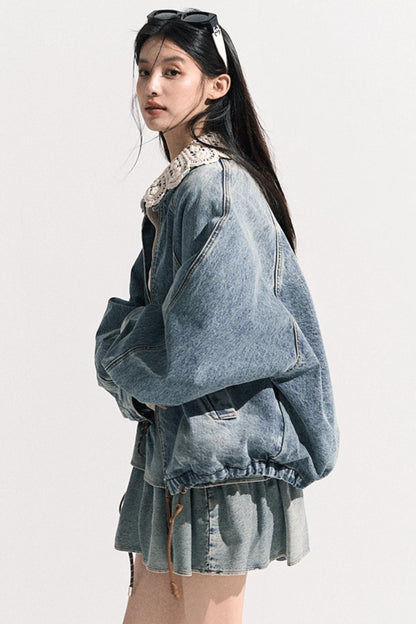 Vintage Braided Denim Jacket Set-Up