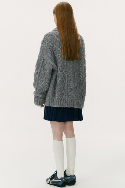 Vintage Cable Knit Sweater