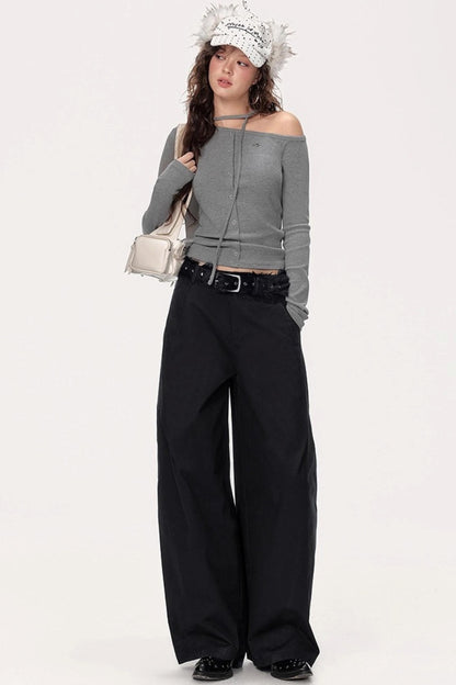 Scimitar Denim Slacks