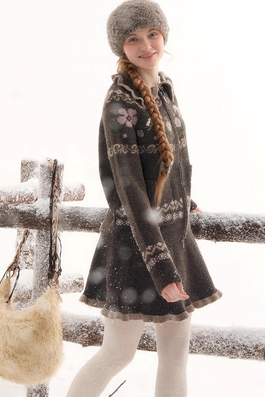 Afternoon Prelude Lace Skirt Set-Up