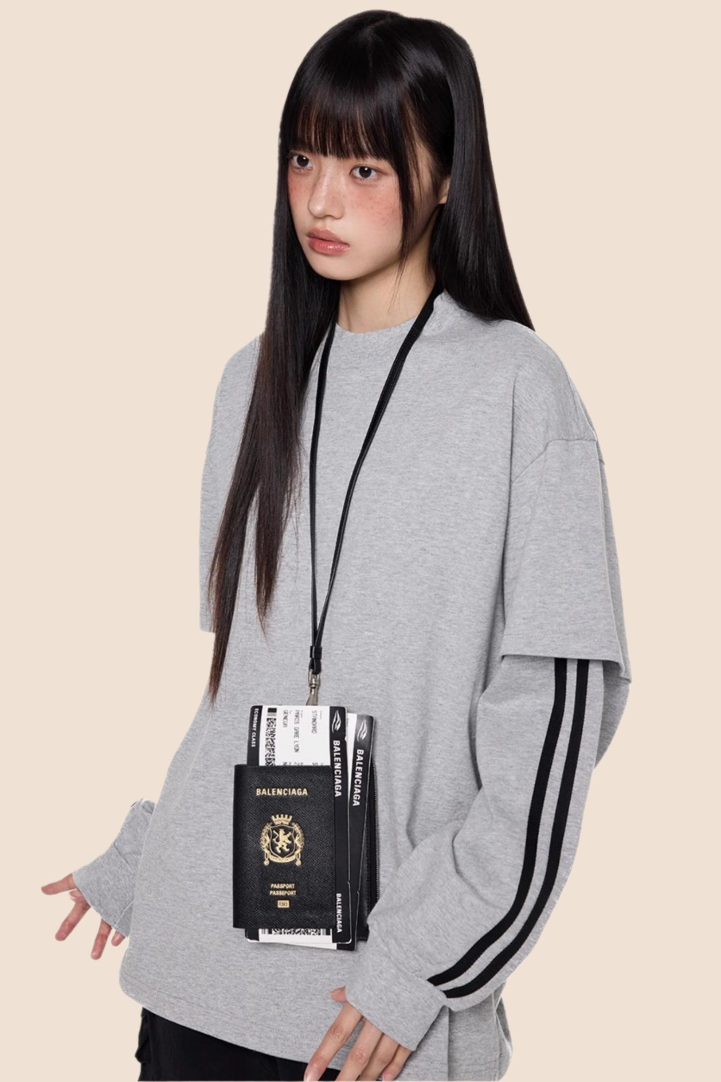 Stripe Long Sleeve Top