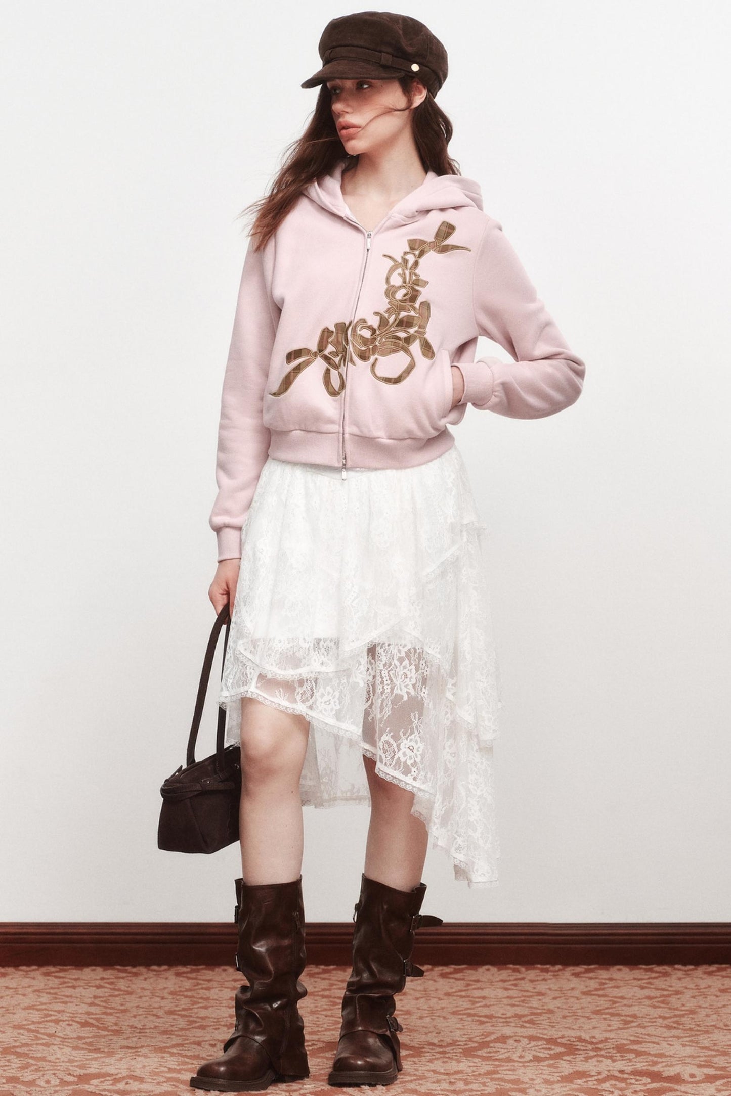 Irregular Thin White Skirt