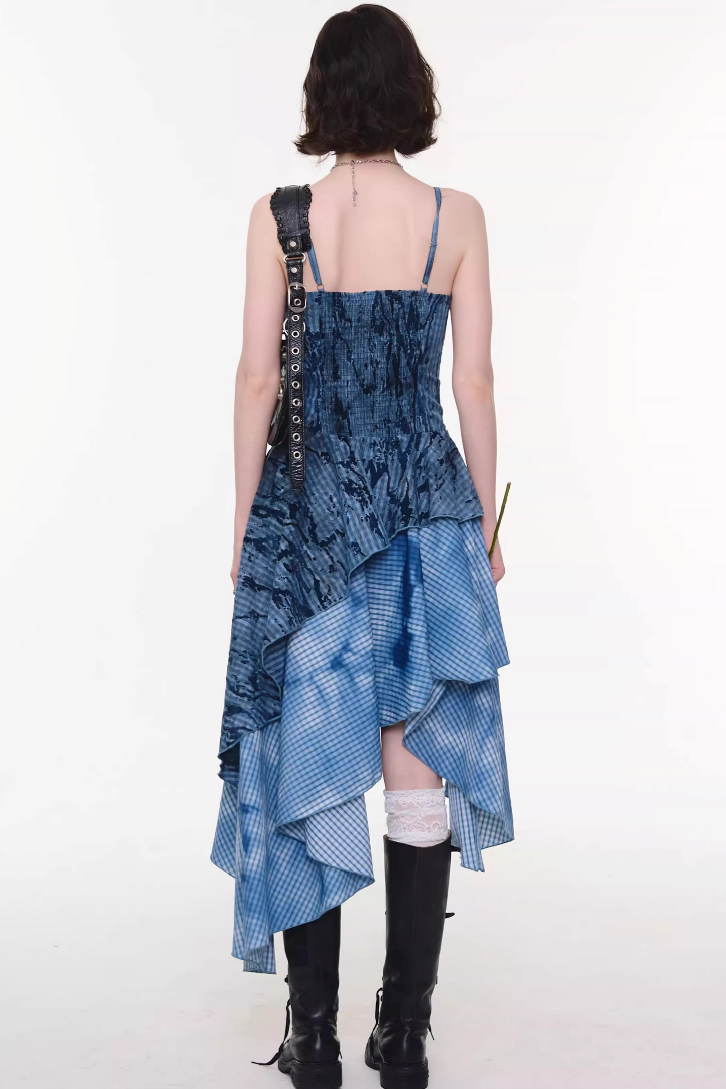 Night Mist Plaid Dress