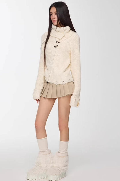 Off-White Toggle Sweater