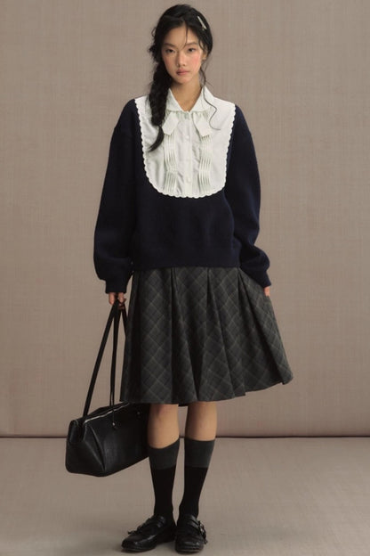 Sea Street Pleated Skirt Set-Up